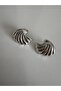 Oyster Model Silver Earrings