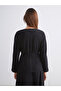 Peak New Season Double Breasted Collar Textured Women's Kimono - 4