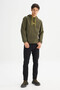Erkek Sweatshirt Koyu Haki L212302801 Value Coll. M Hoodie - 2