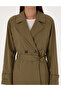 Khaki Belted Trench Coat 50314043-Vr027 - 6