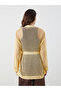 Lcwaikiki Classic Shawl Collar Openwork Women's Knitwear Cardigan - 4