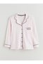 Özmarka New Season Plus Size Embroidered Women's Pajama Set - 6