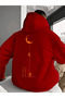 Men's Fantastic Moon Pattern Hoodie