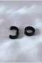 Steel Black Color Compression Men's Earrings - 2