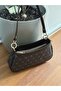 Patterned Double Strap Women's Shoulder Bag - 4