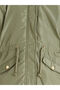 Green Hooded Girl's Coat - 4