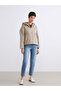 Two Mt Shop Quality Lcw Vision Brown Quilted Loose & Baggy Women's Puffer Coat - 2