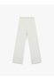 High Waist Comfortable Fit Waist Lace-Up Pants - 3