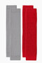 2 Basic Thick Cotton Blend Leg Warmers