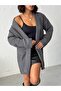 Women's Shawl Collar Pocketed Knit Cardigan - 5