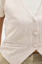 Women's Faux Suede Vest - 4