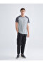 Esvab • Modern & Distinctive Zero Roba Collar Color Block Men's T-Shirt - 3