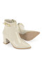 , Women's Heeled Boots 1531044Z4010 Beige - 4