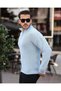 3-Piece Advantage Package Men's Ribbed Half-Zip Collar Detailed Knitwear Sweater - 3
