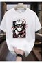 Naruto Printed Unisex T-Shirt White Short Sleeve
