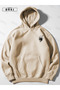 Wild Tiger Printed Unisex Beige Oversize Hooded Sweatshirt Hoodie - 4