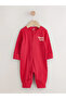 100% Organic Cotton Red Christmas Jumpsuit Alyay6875 - 3