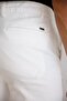Men's Dobby Slim Fit White Trousers - 7