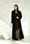 Basic Layered Circle Cut Open Abaya
