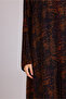 Modern Blotch Prints Maxi Orange Abaya - 5