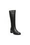 D25Kc-2300 Thick Heeled Daily Black Women's Boots