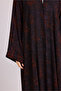 Modern Blotch Prints Maxi Purple Abaya - 5