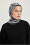 Süvarı Coat of Arms - Lilac - Vierra Patterned Viscose Scarf - 90X90 cm