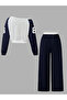 Girls' Los Angeles 86 Printed Boat Neck Sweatshirt Tracksuit Set - 2