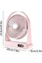 Desktop Portable USB Mini Fan with 360° Rotatable Head - 8