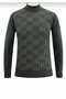 Half Fisherman Men's Steel Knitted Sweater - 2