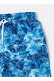 Lcw Kids Blue Crew Neck Boys' Tank Top and Swim Shorts - 5