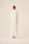 Women's Pocket Detailed Long Dress Ecru 20889 - 6