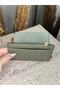 Faux Leather Khaki Women's Card Holder - with Zippered Card Holder and Money Compartment - 2