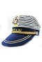 Captain Hat, Vision, one size, blue/white striped - 2
