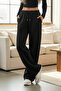 Black Women's Baggy Oversized Plus Size Sportswear Quality Loose Fit Stretchy Comfortable Fabric Sweatpants235 - 4