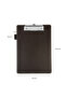 Secretary's Office, A5 Small Size, Without Cover, A5 Clipboard Vegan Faux Leather, 17.5X24.5 Cm., Brown - 3