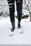 Konçlu Plush Unisex Rain Boots Black 36-40 Black - 2