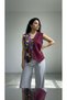 Women's Flannel Fabric Double Color Boucle Vest
