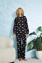 Heart Pattern Long Sleeve Pajama Set - 5