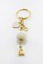 Pearl Blackberry Bead Heart Cluster Keychain, Gift Bag Ornament - 4