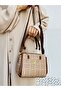 5-Eye Chain Hand Strap Detailed Women's Bag with Shoulder Strap - 6
