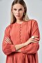 Women's Comfortable Fit Pleated Detailed Tunic Tile 31180 - 3