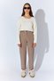 Mink Epaulet Detailed Double Stitched Trousers |   Ek100665400 - 3
