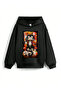 Cute Cats Printed Hooded Children's Sweatshirt