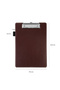 Secretary's Office, A5 Small Size, Without Cover, A5 Clipboard Vegan Faux Leather, 17.5X24.5 Cm., Burgundy - 3