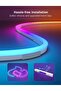Neon Lights, RGBIC Neon Rope Light 2 Works with Matter, Alexa, Google Assistant, Custom DIY Neon Strip Lights for Bedroom and Wall Decor, Shape Mapping, Softer Material, 16.4ft, White - 3