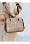 5-Eye Chain Hand Strap Detailed Women's Bag with Shoulder Strap - 2