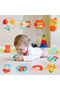 - Baby Rattles & Teether Sensory Set 8pcs - Multicolor - 2