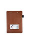 Secretary's Office, A5 Small Size, Without Cover, A5 Clipboard Vegan Faux Leather, 17.5X24.5 Cm., Tan - 4