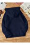 Unisex Navy Blue Energetic Printed Hooded Sweatshirt - 2